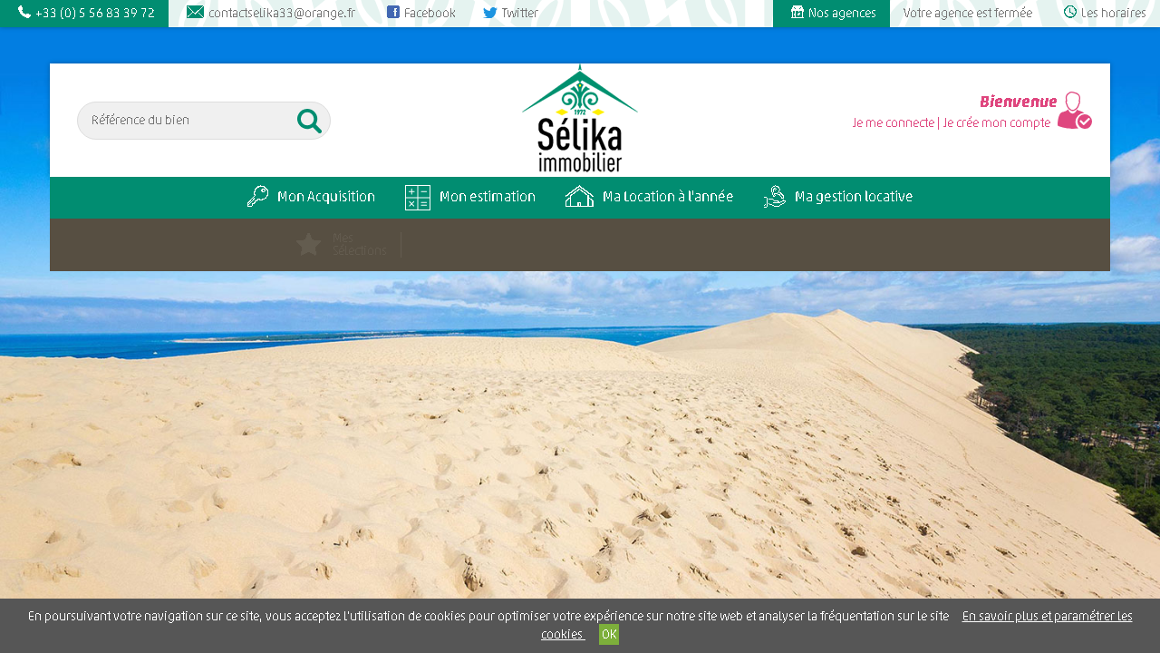 Capture d'écran de http://www.agence-selika.com/ 